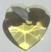 1 28mm Machine Cut Light Yellow Heart